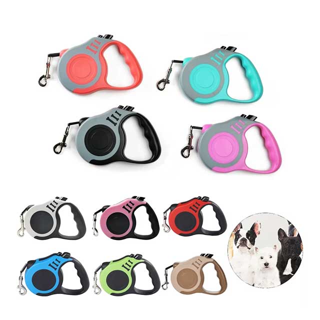 Retractable Dog Leash 3M/5M – Durable Nylon Lead for Small, Medium & Large Dogs or Cats, Automatic & Strong Pet Walking Lead
