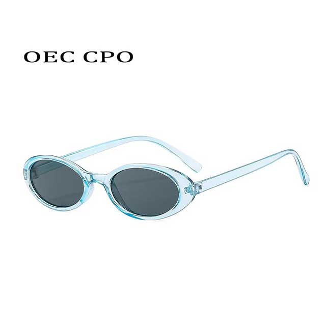Retro Oval Cat Eye Sunglasses – UV400 Punk Style Eyewear for Women & Men | Black & Leopard Frame