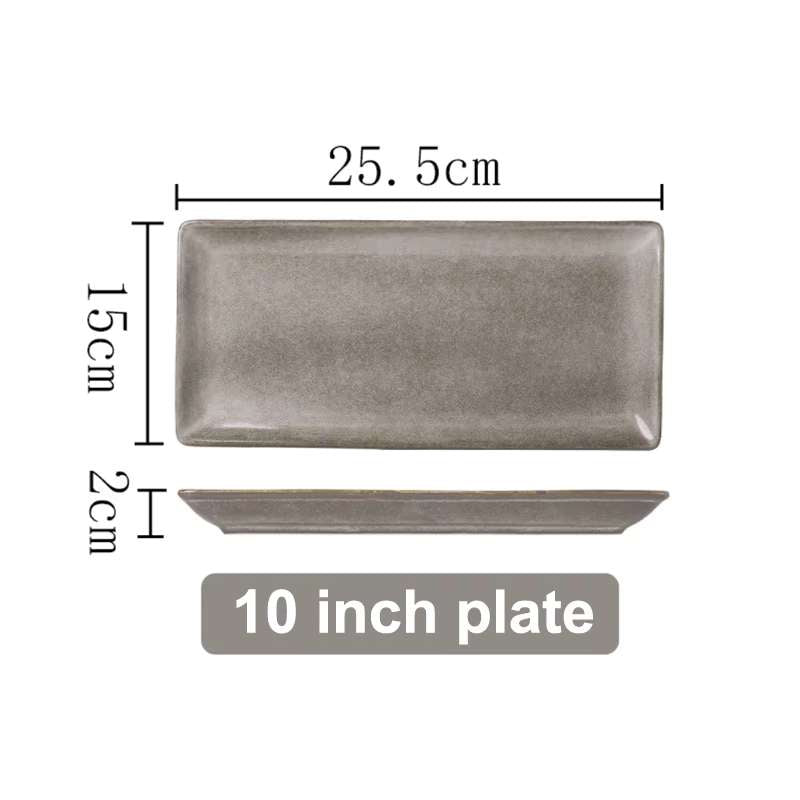 Retro Japanese Style Special-Shaped Ceramic Tableware – Elegant Handmade Aesthetic Dinner Plates & Serving Bowls – High-End Creative Dinnerware for Steak, Salad & Pasta – Unique Table Decor (5"/6.5"/8"/8.5" Bowls, 10" Disk, 11" Plate)