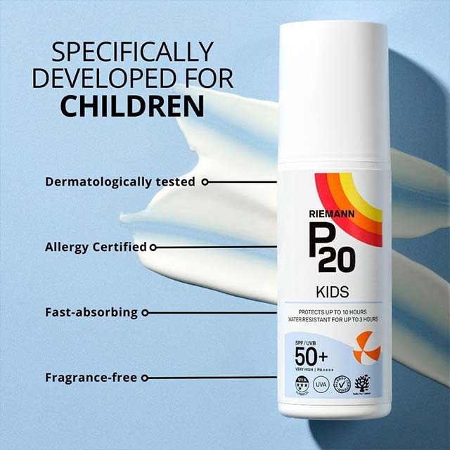 Riemann P20 Kids Sun Protection SPF 50+ – Gentle, High-Performance Sun Cream for Sensitive Children's Skin