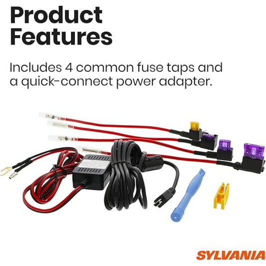 Roadsight Dash Cam Hardware Kit – Hardwire Installation Cable for Continuous Power Supply