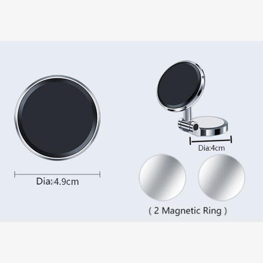 Rotatable Magnetic Car Phone Holder – Adjustable, Secure Mount for Phones & GPS Devices