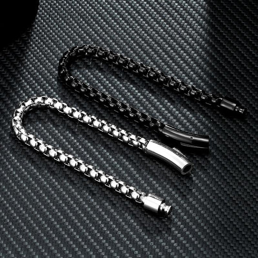 Bracelet à chaîne en acier inoxydable avec boucle magnétique (EGBT348) 