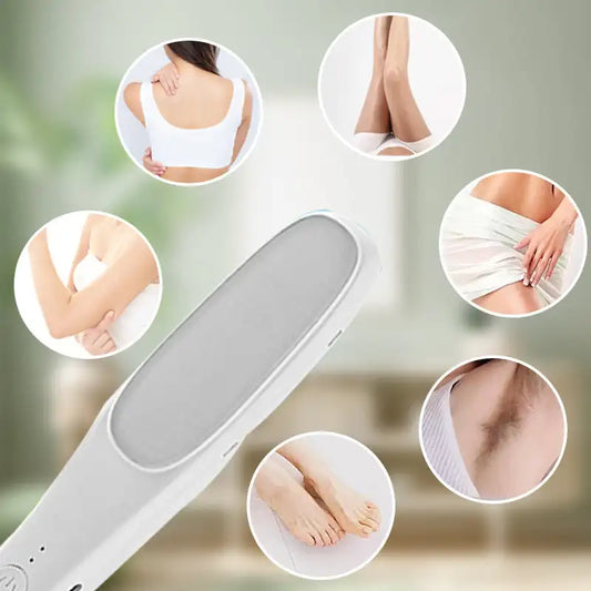2-in-1 Electric Foot Callus Remover & Hair Remover – USB-C Rechargeable Foot File, Dead Skin Pedicure & Body Hair Removal Tool