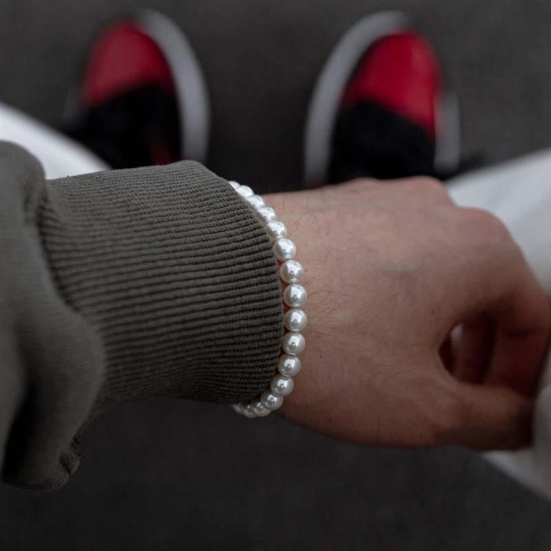 6/8/10 mm Pearl Unisex Bracelets (EGN232)