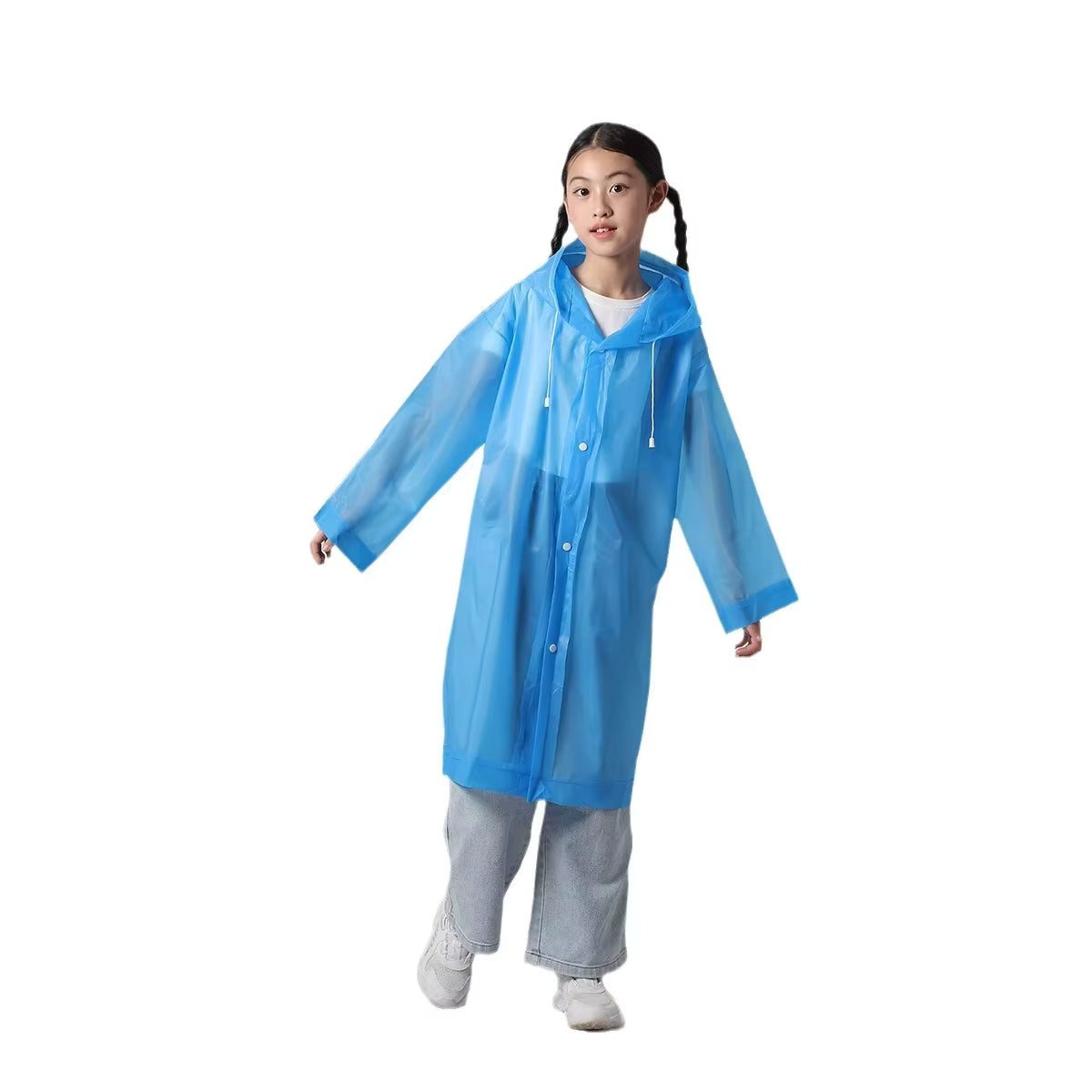 New Fashion Portable Waterproof Raincoat – Lightweight Reusable Rain Poncho for Adults – Breathable Hooded Rainwear for Travel, Camping, & Hiking (Multi-Color)
