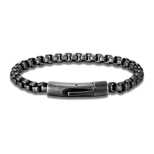 Bracelet à chaîne en acier inoxydable avec boucle magnétique (EGBT348) 
