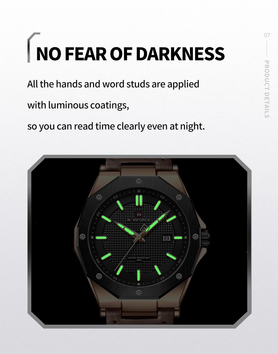 Montre homme en cuir NAVIFORCE (NF9200L)