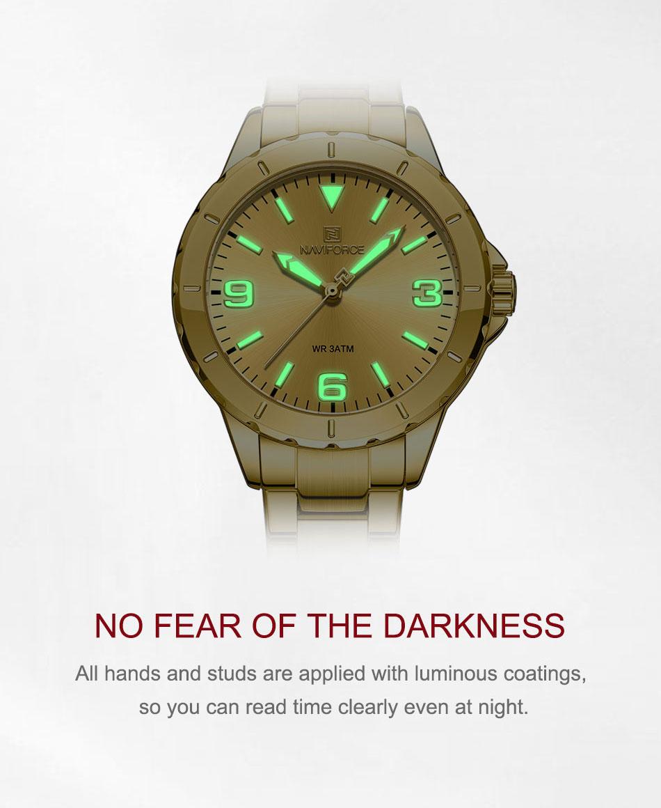 Montre femme NAVIFORCE en acier inoxydable (NF5022) 