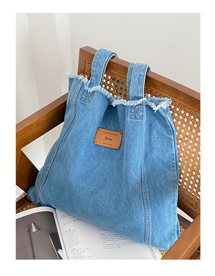 Sac bandoulière en denim pour femme (EGB168)