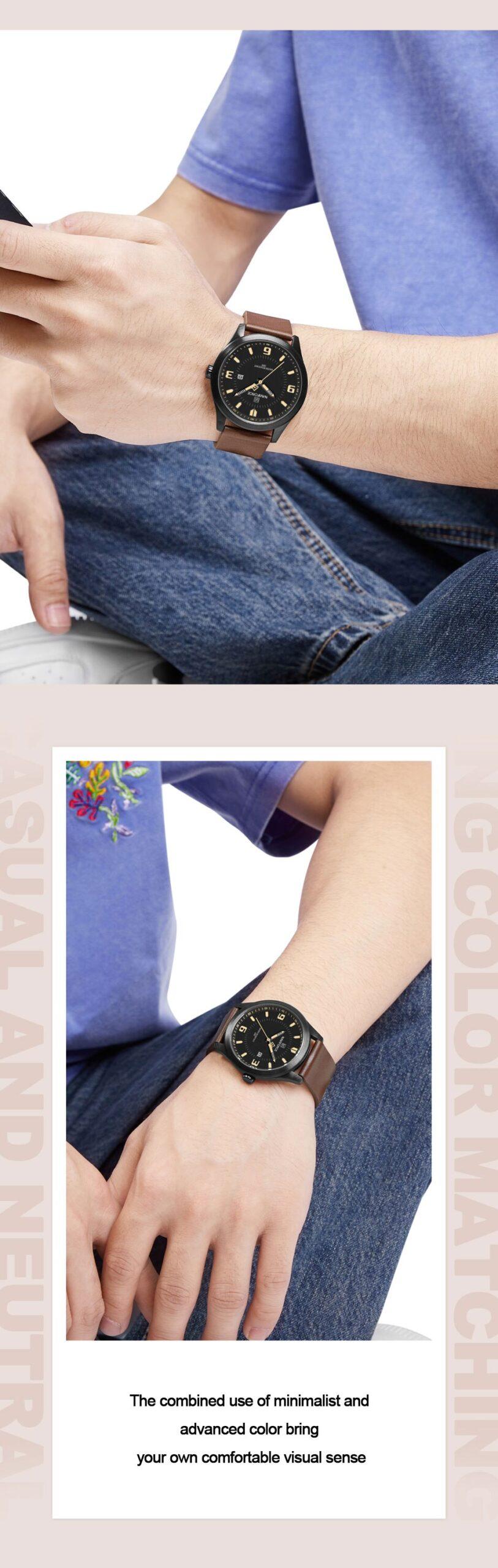 NAVIFORCE Leather Men Watch (NF8024)