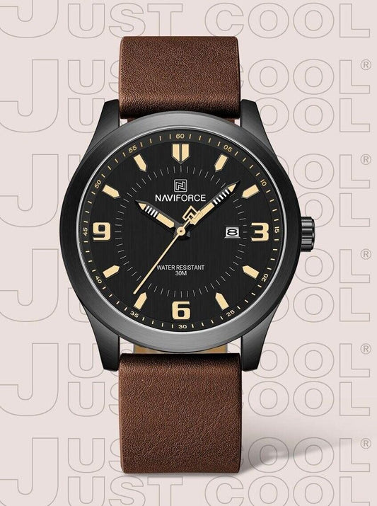 NAVIFORCE Leather Men Watch (NF8024)