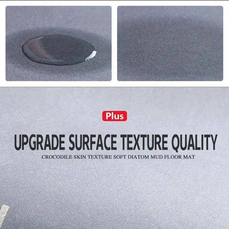 50*80cm Rectangular Absorbent Anti Slip Rubber Quick Dry Bath Mat (EGM032)