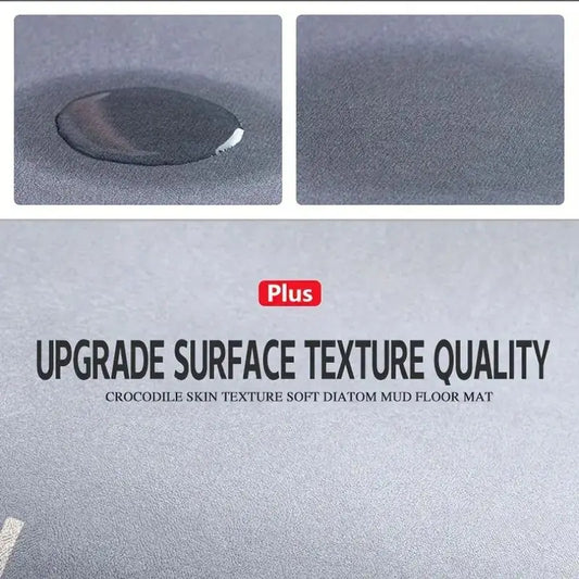 40*60cm Rectangular Absorbent Anti Slip Rubber Quick Dry Bath Mat (EGM006)