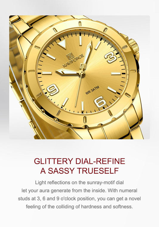 NAVIFORCE Stainless Steel Women Watch (NF5022)