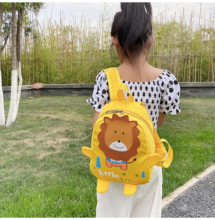 Sac à dos lion léger pour enfant de maternelle (EGB080)
