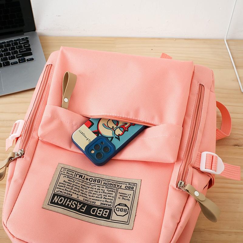 Women's Waterproof Nylon College Backpack (EGB057)