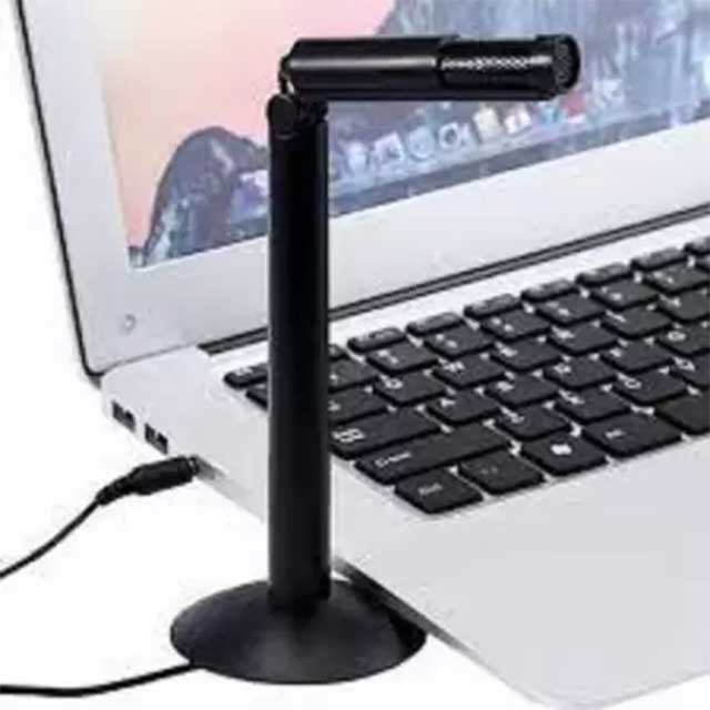SF-950 Portable 3.5mm Adjustable Stereo Desktop Condenser Microphone