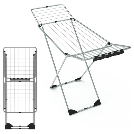 SG Traders Winged Clothes Drying Rack - Foldable Indoor & Outdoor Laundry Airer, Premium Garment Dryer for Home, Camping & Balcony Use