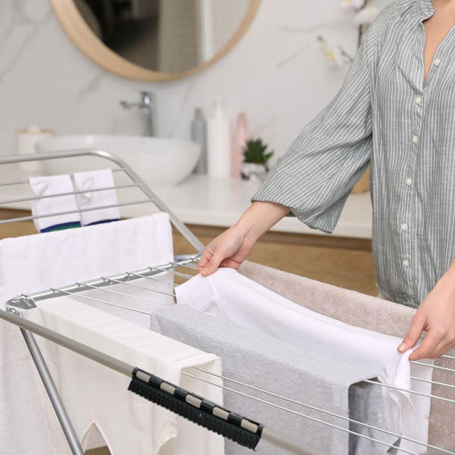 SG Traders Winged Clothes Drying Rack - Foldable Indoor & Outdoor Laundry Airer, Premium Garment Dryer for Home, Camping & Balcony Use