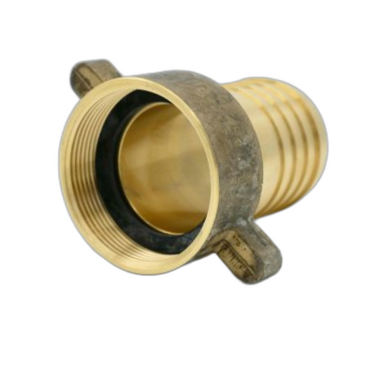 SMC KQ2 Series Straight Threaded Adaptor – R 1/8 Male to 8mm Push-In Brass Fitting