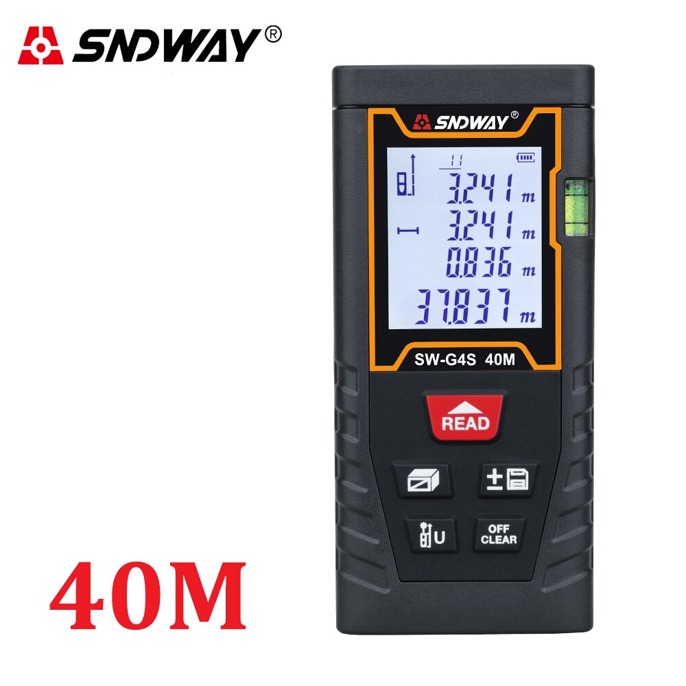 Télémètre laser SNDWAY SW-G4S, portée de 40 m 