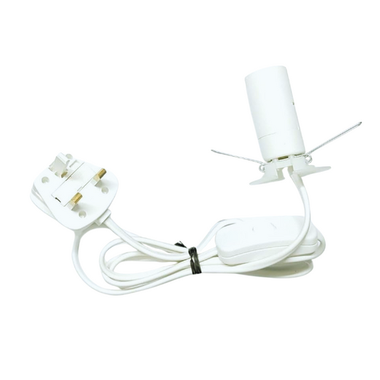 Salt Lamp Electric Fitting – 150cm Power Cable with On/Off Switch for Himalayan Lamps