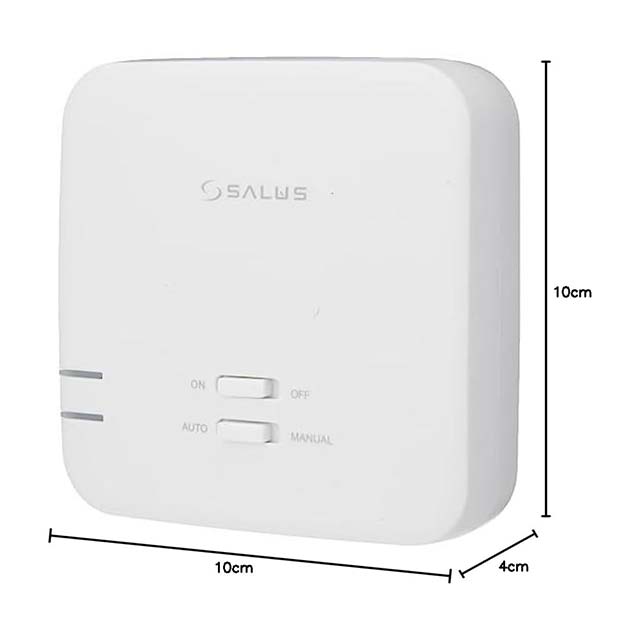 Salus Controls RT520RF Wireless Thermostat - Boiler Plus Compliant Digital &amp; Electronic Room Thermostat - White