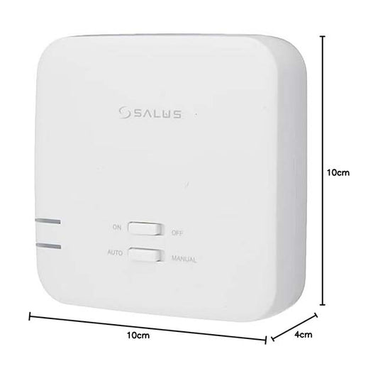 Salus Controls RT520RF Wireless Thermostat - Boiler Plus Compliant Digital &amp; Electronic Room Thermostat - White