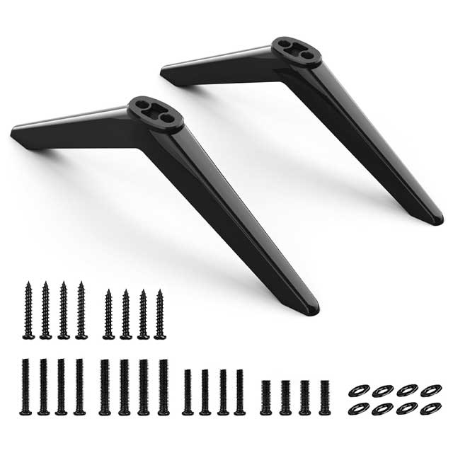 Samsung 32" FHD Smart LED TV Stand Replacement Base – Compatible with UN32J5205AF TV Stand Legs (Black)