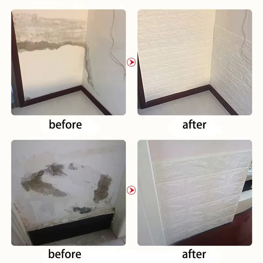 (38cmX35cm) 1 PIECE Self-Adhesive 3D Foam Wall Sticker – Waterproof Peel and Stick Brick Wallpaper – Faux Brick Wall Panels for Interior Home Decoration