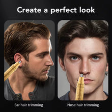 Golden Dragon & Phoenix Nose Hair Trimmer – Professional Nostril Hair Cutter – Waterproof Washable Blade Head – Compact & Portable Luxury Grooming for Men & Women