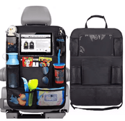 Organisateur de siège arrière de voiture avec support pour tablette – Poche de rangement automatique et protection de voyage