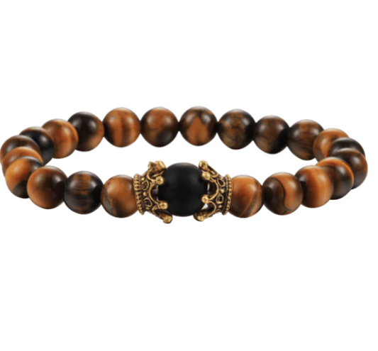 Imitation amber Unisex Beads Bracelet (EGBT027)