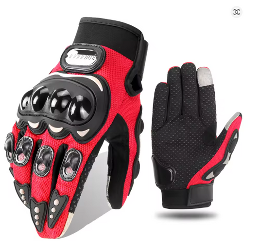 Men's Motorcycle Gloves Touchscreen Breathable Winter Racing Gloves, Protective Motorbike & Bicycle Riding Guantes Moto Gant