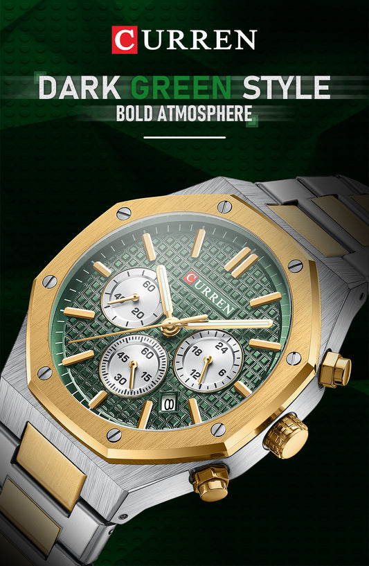 CURREN Casual Stainless Steel Chronograph Men Watch (CU8440)