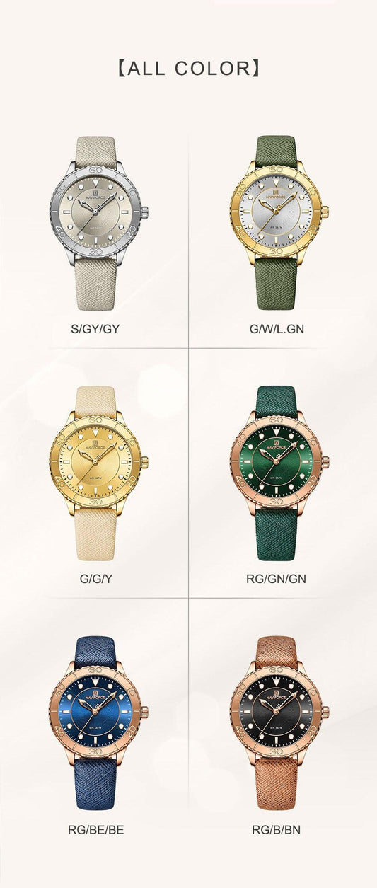 NAVIFORCE Leather Women Watch (NF5020)