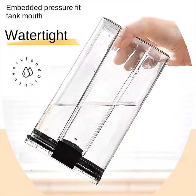 1PC Large Sealed Plastic Kitchen Grain Storage Jar – Moisture-Proof Organizer Box for Household Seasoning & Food Storage