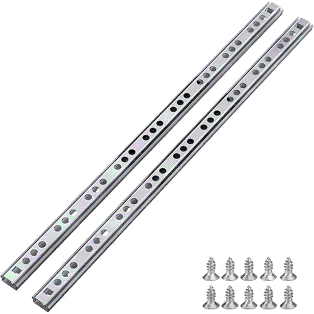 Set of 2 Heavy-Duty Drawer Runners