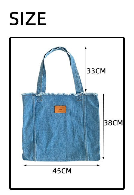 Sac bandoulière en denim pour femme (EGB168)