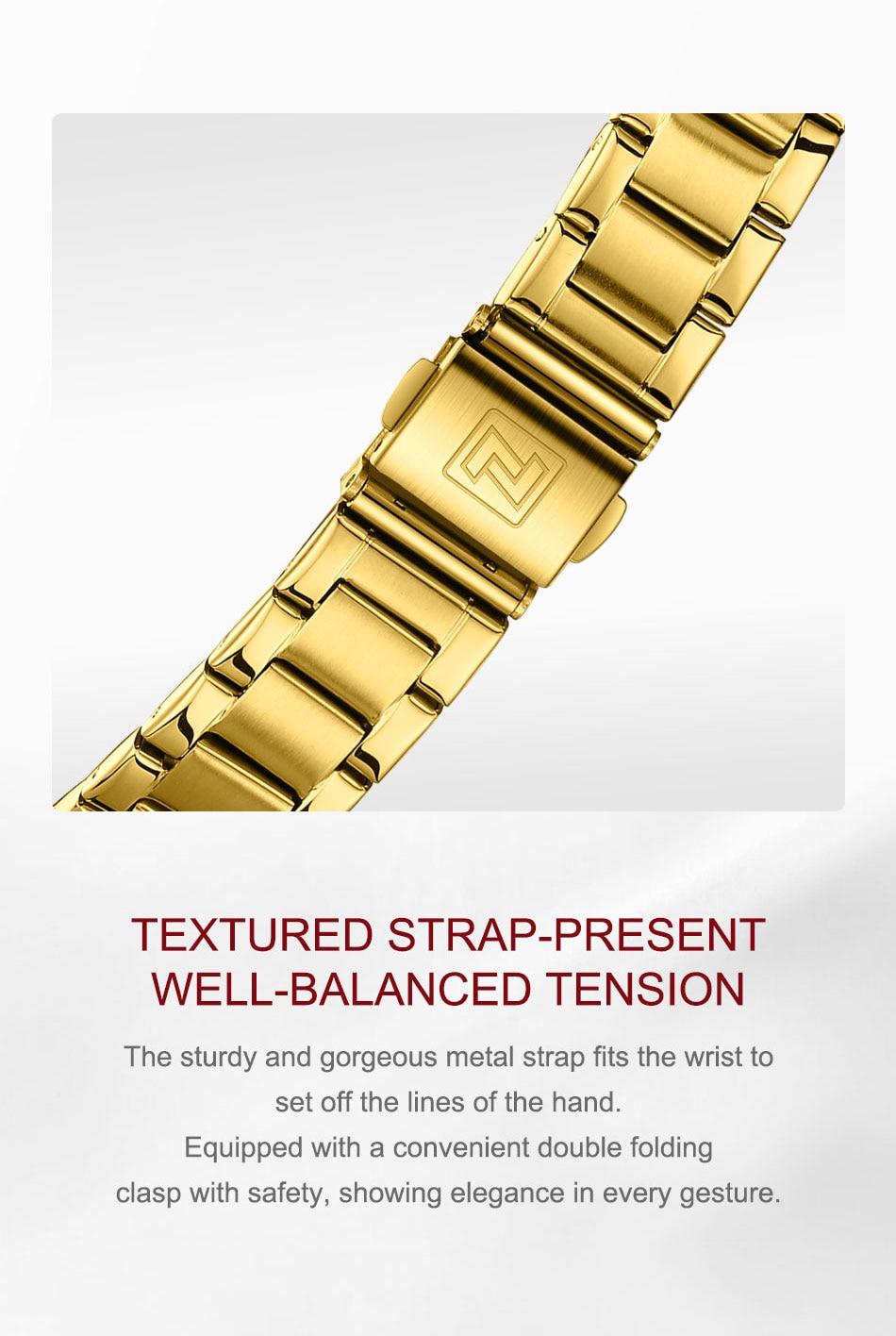 Montre femme NAVIFORCE en acier inoxydable (NF5022) 