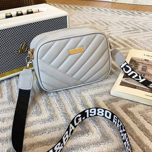 Shell Crossbody Bag for Women – Fashion Quilted PU Leather Shoulder Purse & Handbag with Zipper