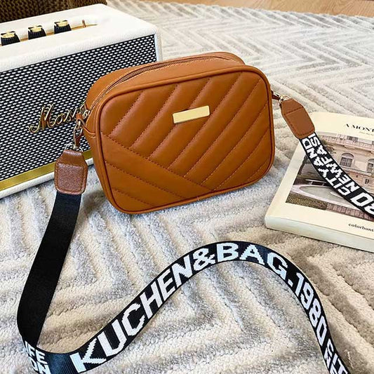 Shell Crossbody Bag for Women – Fashion Quilted PU Leather Shoulder Purse & Handbag with Zipper