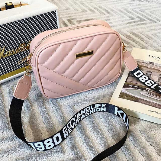 Shell Crossbody Bag for Women – Fashion Quilted PU Leather Shoulder Purse & Handbag with Zipper