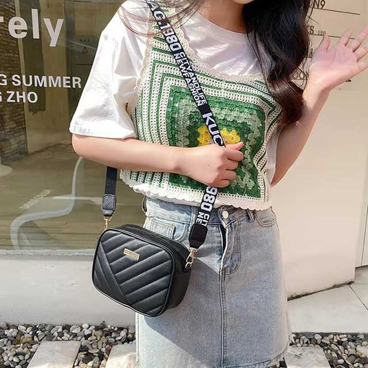 Shell Crossbody Bag for Women – Fashion Quilted PU Leather Shoulder Purse & Handbag with Zipper