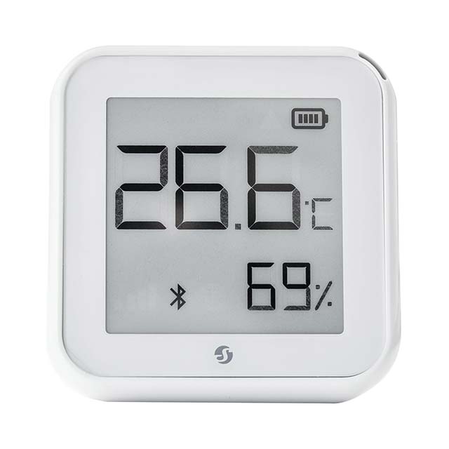 Shelly Plus H&amp;T WiFi Temperature and Humidity Sensor with Display - Wireless Smart Home Monitoring Device