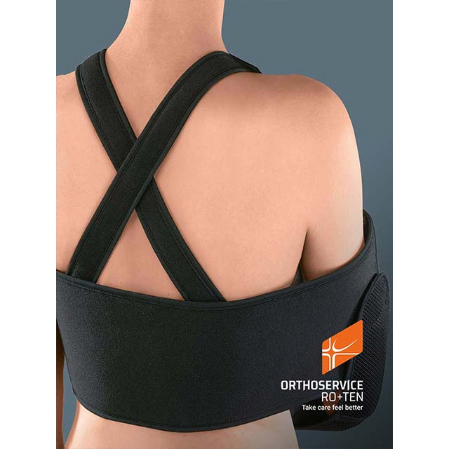 ShouldFix II Shoulder Immobiliser Arm Band – Removable Elbow Pocket for Right/Left Shoulder &amp; Abdominal Fracture Support