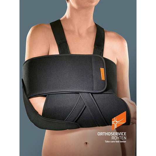 ShouldFix II Shoulder Immobiliser Arm Band – Removable Elbow Pocket for Right/Left Shoulder &amp; Abdominal Fracture Support