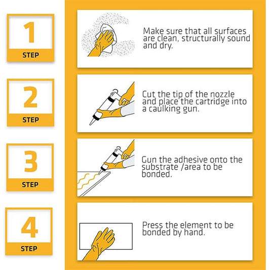 Sika Sikaflex 11FC Purform 300ml – Multipurpose Moisture Curing Elastic Adhesive &amp; Sealant for Interior &amp; Exterior (White)