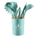 Ensemble de 12 ustensiles de cuisine en silicone